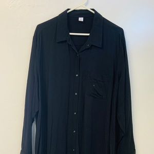 Long Black Women Dress/Shirt